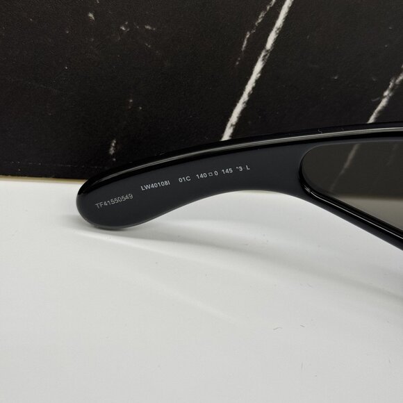 NEW LOEWE LW40108I 01C, UNISEX BLACK SILVER LOEWE SUNGLASSES main image 11